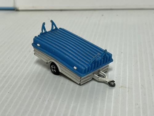 Majorette camping trailer blue - camping,