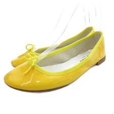 Repetto Ballet Shoes Flat Pumps Enamel Yellow /Js Ladies