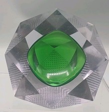 Vintage MURANO Faceted Glass