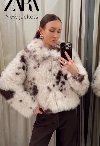 Zara women short faux - zara, fur