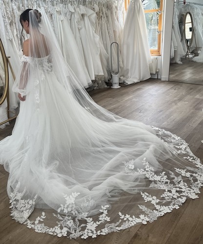 New wedding veil with lace - wedding,