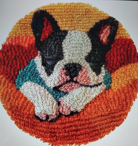 French bulldog colourful - french,