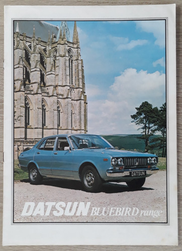 Datsun bluebird 180b brochure - 180b,
