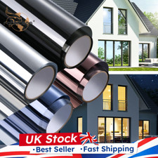 rabbitgoo One Way Privacy Mirror Window Film Tint Reflective Anti UV Covering