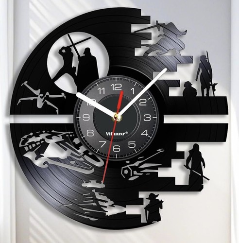 Vinyl record wall clock - record, 12