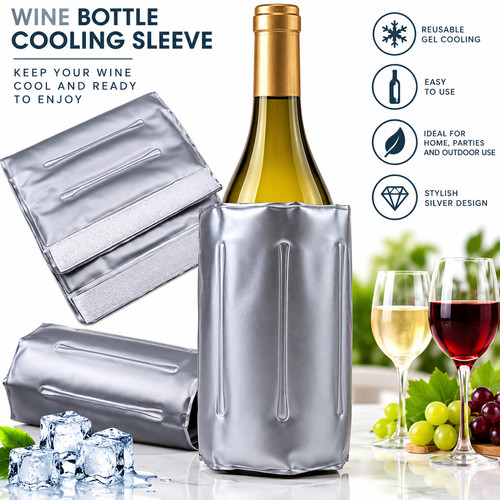 Reusable silver wine - reusable,
