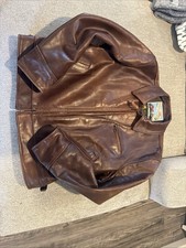 Aero Leather Highwayman Horsehide Jacket 46