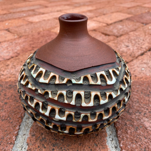 Mid century bud - mid, vase
