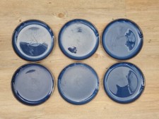 6 X Denby Imperial Blue Dinner
