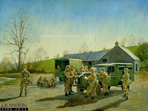 Signed military art - military,