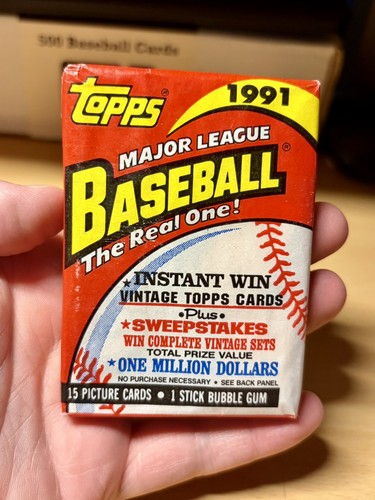 1991 topps baseball - 1991, sealed