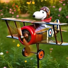 🐶Pilot Flying Biplane Wind