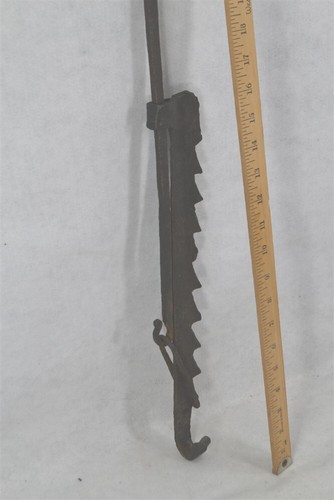 Antique pot hook trammel - pot,