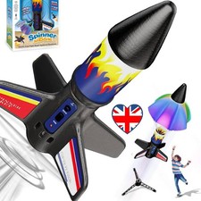 Rocket Launcher for Kid Boys Self-Launching Motorized Air Rocket Outdoor Toys