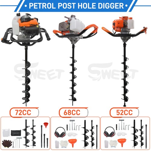 72cc petrol post hole - petrol,