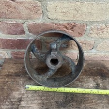 Vintage Cast Iron  small Wheel
