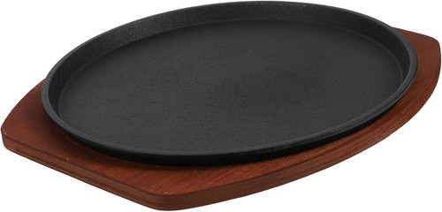 Cast iron sizzling plate 27cm - sizzling,