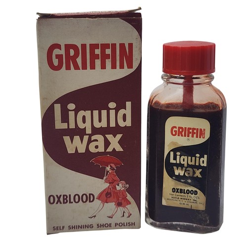 Vintage griffin liquid wax - griffin,