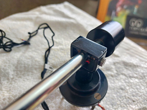 Decca tonearm with garrard - with,