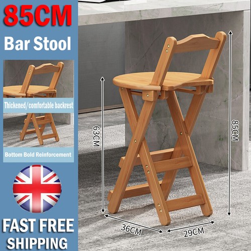 Bar stool foldable - stool, bamboo