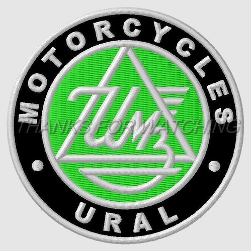 Ural motorcycles embroidered - ural,