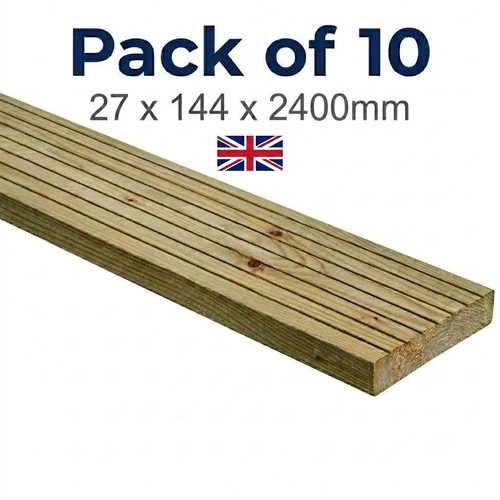 10x timber decking boards 4m - timber,