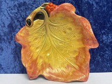 John Steventon, Royal Venton Ware, Art Deco 'Autumn Leaf & Berry' Dish c.1923-36