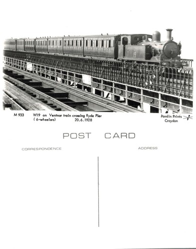 Vintage postcard ryde pier - postcard,