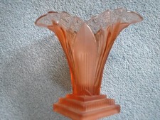 1930's Art Deco Pink Glass