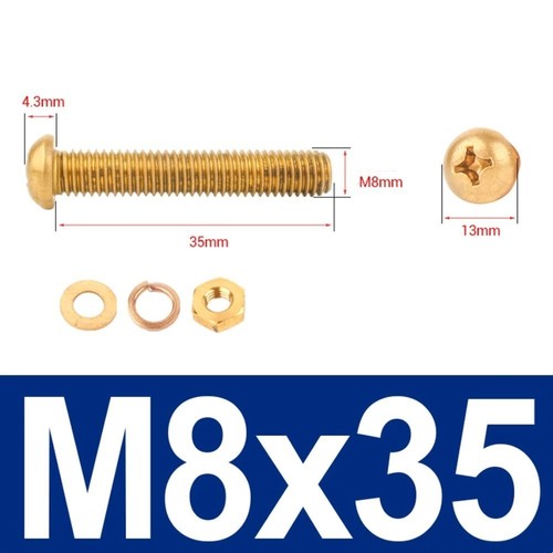 Sets brass phillips pan - brass,