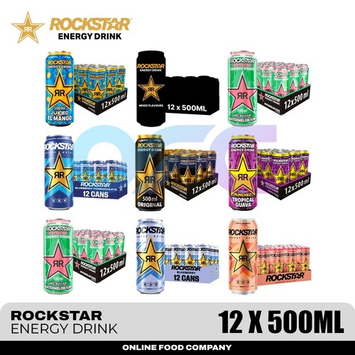 Rockstar energy drink pack - rockstar, 12