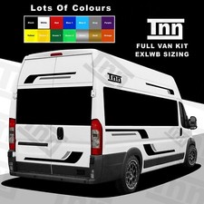 STICKERS FOR FIAT DUCATO L4 EXLWB MOTORHOME CAMPER VAN STRIPES DECALS GRAPHICS