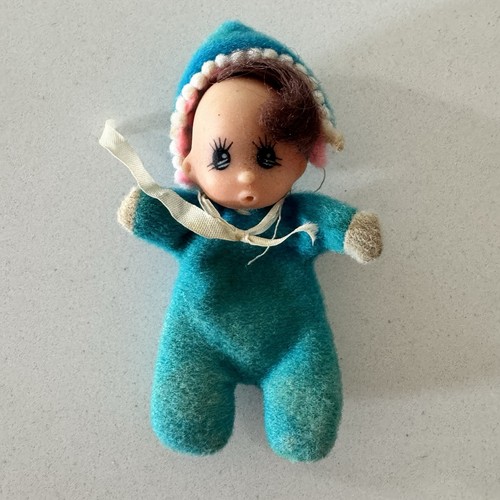 Vintage miniature baby - baby, doll