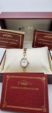 Rotary 9ct Gold Vintage 1990's Lady's Watch on 9ct Gold Bracelet in Box & Papers