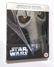 Star Wars Episode III Revenge Of The Sith BLU RAY STEELBOOK SEALED