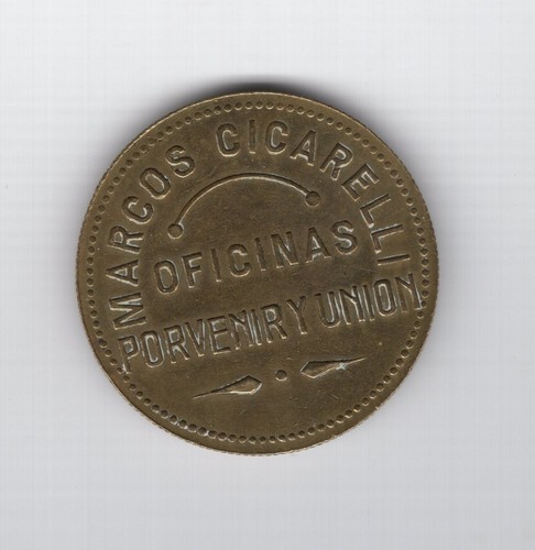 Chile trade token saltpeter - $2,