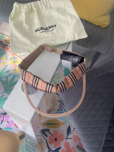 Burberry canvas pvc - visor, cap