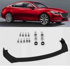 Gloss Black For Mazda 2 3 6 CX-3 CX-5 Front Bumper Lip Body Kit Spoiler Splitter