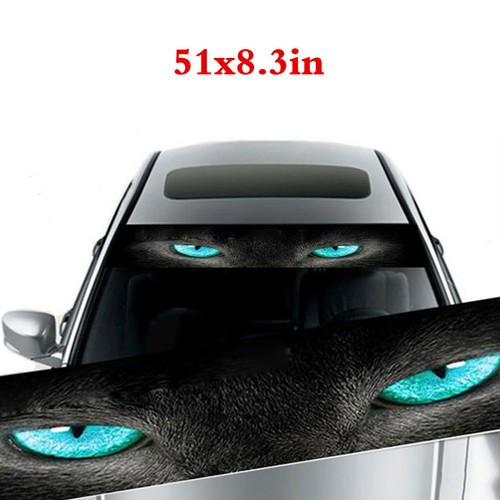 Blue eye graphic banner decal - eye,