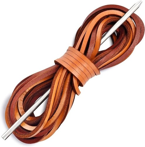 Leather shoelace boot lace - shoelace,