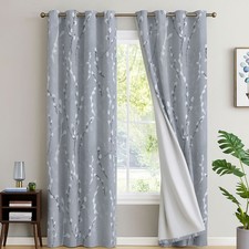 Floral Blackout Curtains Pair