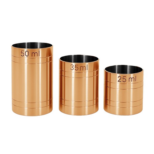 Copper thimble spirit measure - copper,