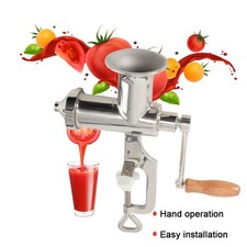 Manual Juicer Fruit Vegetable Wheatgrass Squeezer Hand Crank Press Juicer Tool