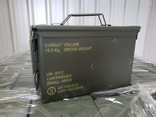 New M2A1 .50 Cal Storage Ammo Box Tin Heavy Duty Military Tool box Army Prepper