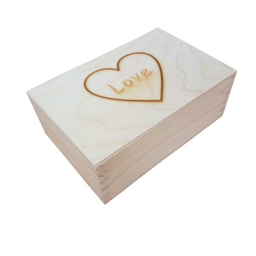 Wooden tea bag box with - wooden,