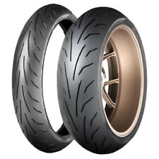 TYRE PAIR DUNLOP 120/70-17 (58W) + 200/50-17 (75W) QUALIFIER CORE