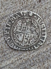 Charles 1st Hammered 2 Pence Half Groat  Silver British Coin
