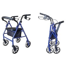Blue Rollator Mobility Walker