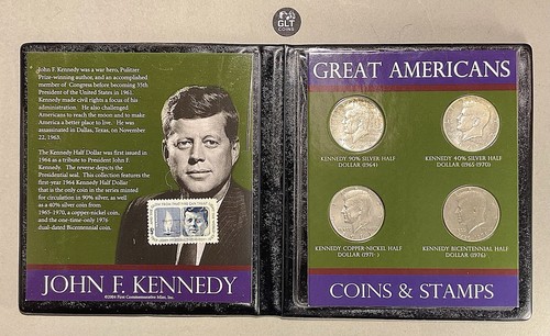 Kennedy half dollars unc - 4,