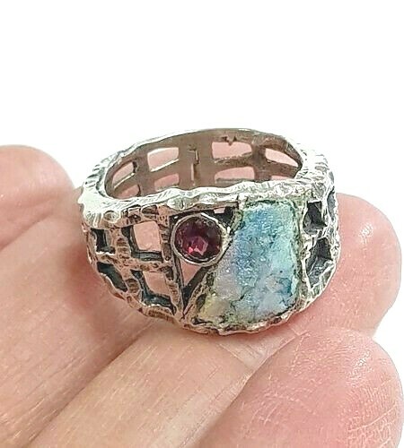 Roman glass ring - roman,